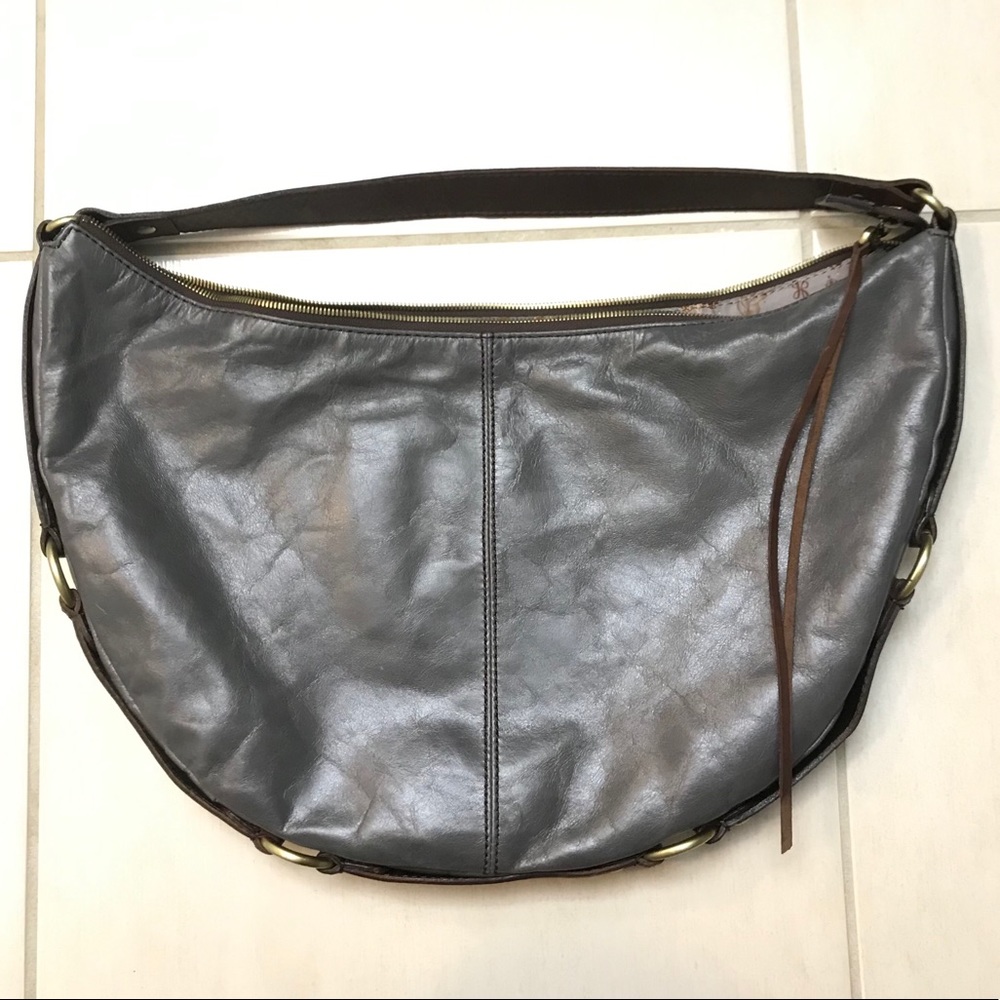 Gray Slouchy Bag by Hobo